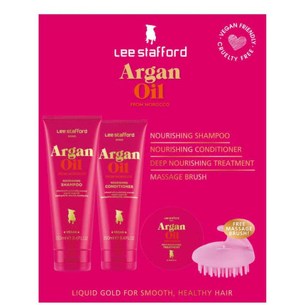Lee Stafford Argan Oil Nourishing Giftset - 250+250+200ml