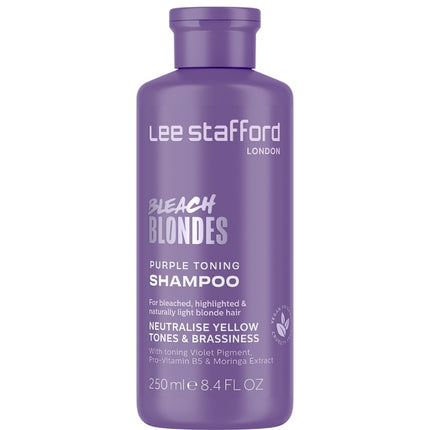Lee Stafford Bleach Blondes Purple Toning Shampoo - 250ml