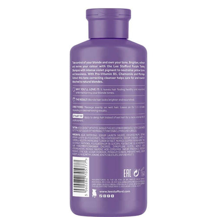 Lee Stafford Bleach Blondes Purple Toning Shampoo - 250ml