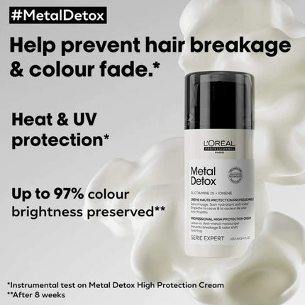 L'Oreal Metal Detox High Protection Leave In crème - 100 ml