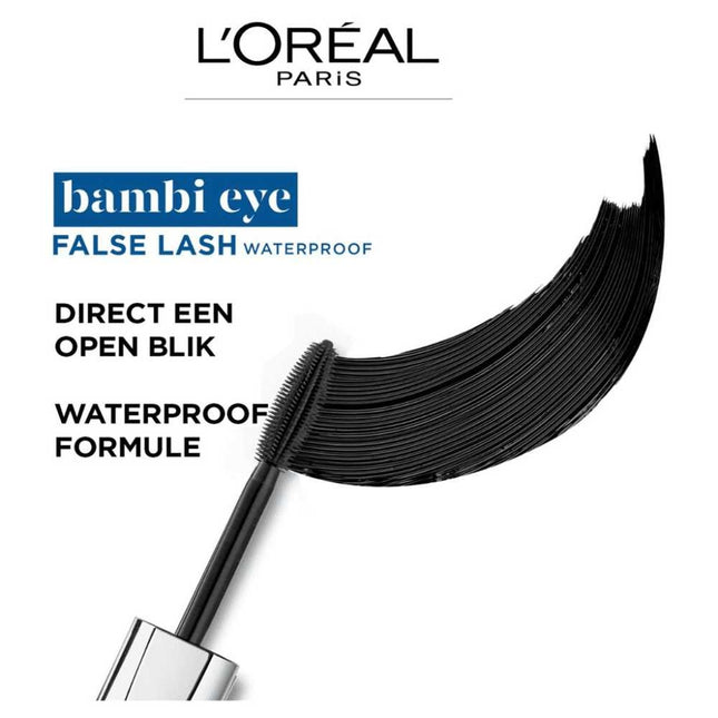 L'Oreal Paris False Lash Bambi Eye Mascara Waterproof -  Black - 8,9ml