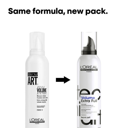 L'Oreal TecniArt Full Volume Extra Strong Mousse - 250ml