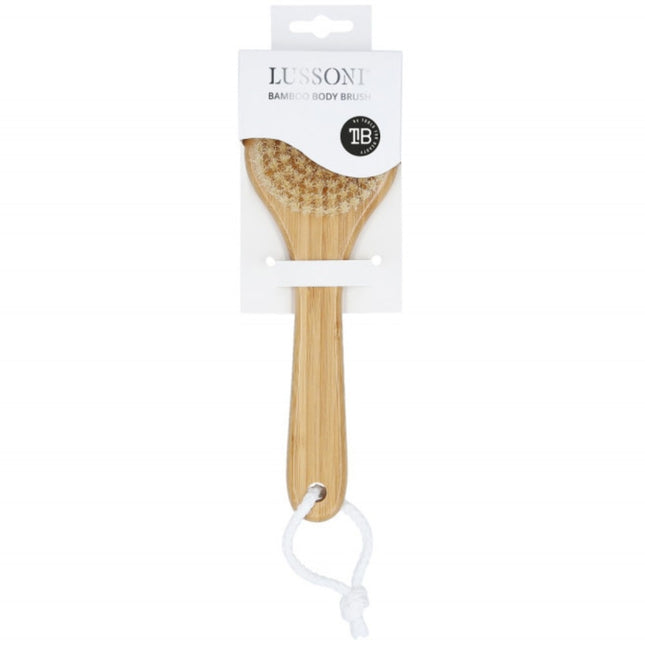 Lussoni Bamboo Body Brush Soft Boar Bristles