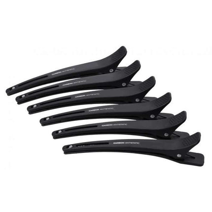 Lussoni Carbon Hair Clips - 6st.