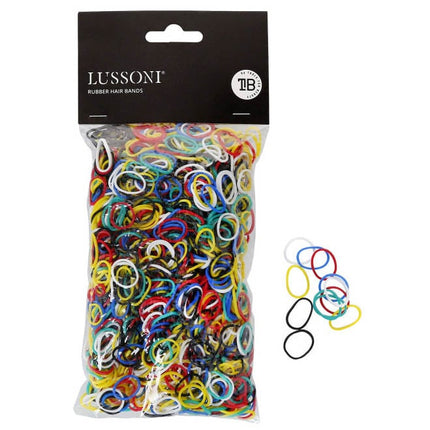 Lussoni Gekleurde Rubber Elastiekjes - 100g