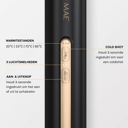 MAE Airstyler II Pro - Zwart