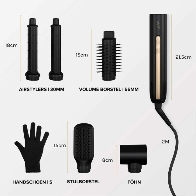 MAE Airstyler II - Zwart