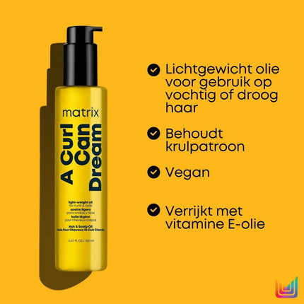 Matrix A Curl Can Dream Light-Weight Oil - 150ml