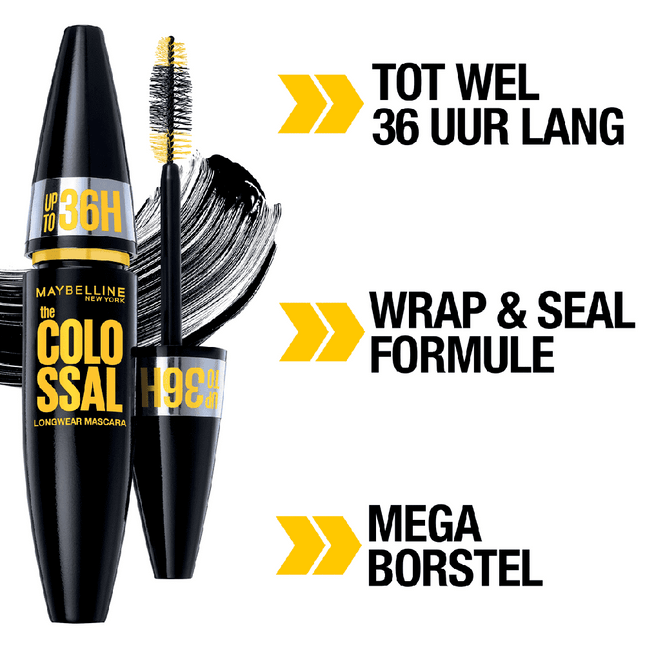 Maybelline The Colossal 36H Mascara Black - 10ml