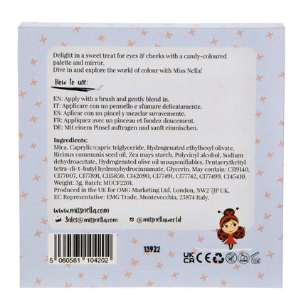 Miss Nella Candy Fantasy Eye & Cheek Palette