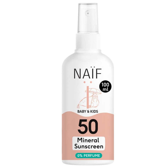Naïf Baby & Kids Perfume Free Sunscreen Spray SPF50 - 100ml