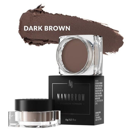 Nanobrow Dark Brown Eyebrow Pomade - 6g