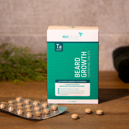 Neofollics Beard Growth Supporting Tablets - 2x60st