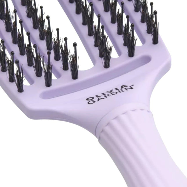 Olivia Garden Finger Brush Combo Medium Lavender Haarborstel