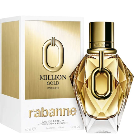 Paco Rabanne Million Gold For Her Eau de Parfum - 50ml - Refillable