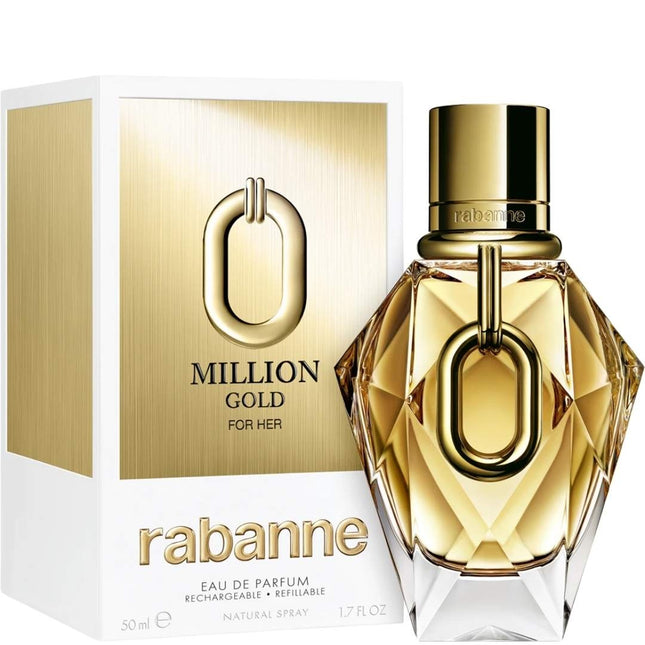 Paco Rabanne Million Gold For Her Eau de Parfum - 50ml - Refillable