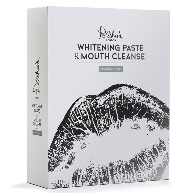 Polished London Whitening Paste & Mouth Cleanse Set - 75+250ml