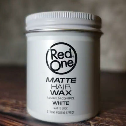 Red One White Matte Hair Wax - 100ml