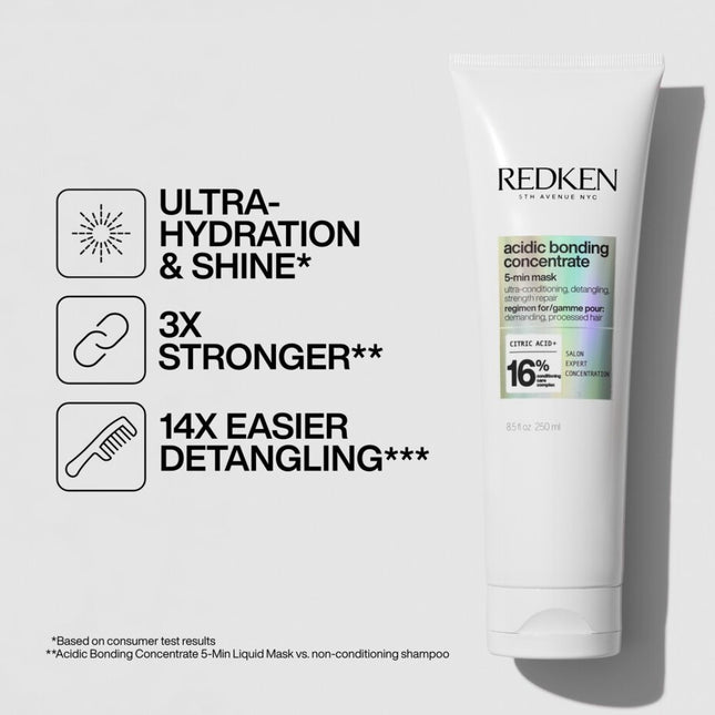 Redken Acidic Bonding  Concentrate 5-min Liquid Haarmasker - 250ml