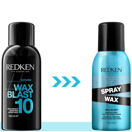 Redken Texturize Wax Blast 10 High Impact Finishing Spray Wax - 150ml