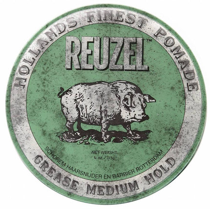 Reuzel Grease Medium Hold Pomade (Groen)