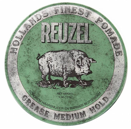 Reuzel Grease Medium Hold Pomade (Groen)