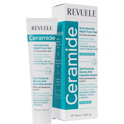 Revuele Ceramide Anti-Blemish Night Face Gel - 40ml