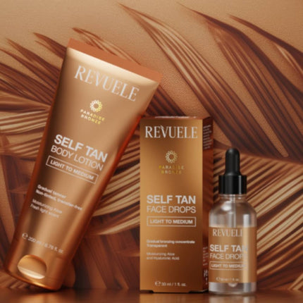 Revuele Self Tan Body Lotion Light To Medium - 200ml