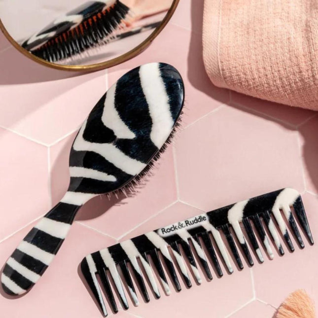 Rock & Ruddle Kam Met Handvat Africa Zebra