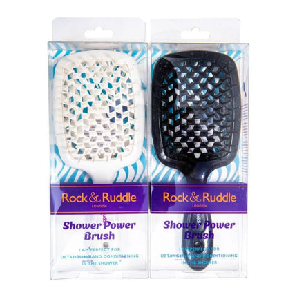 Rock & Ruddle Shower Power Haarborstel Wit