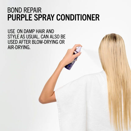 Schwarzkopf BlondMe Bond Repair Purple Spray Conditioner - 150ml
