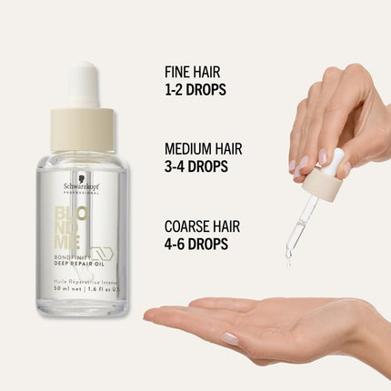 Schwarzkopf BlondMe Bondfinity Deep Repair Oil - 50ml