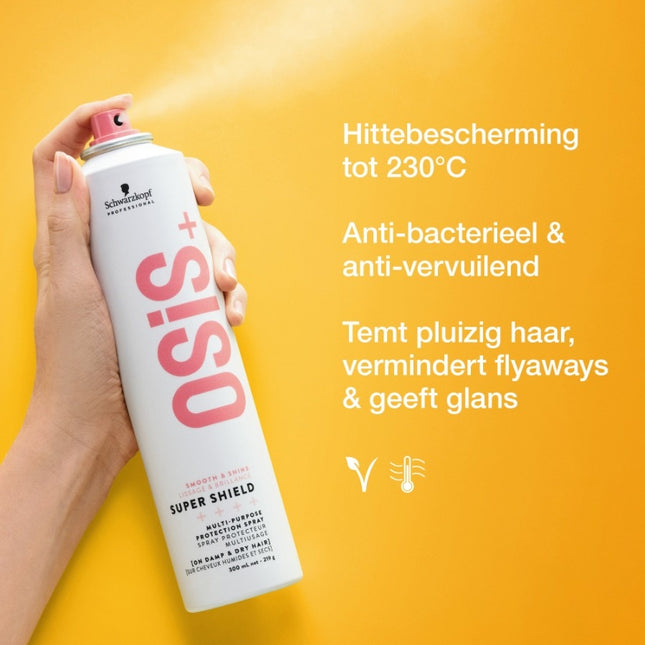 Schwarzkopf OSiS+ Smooth & Shine Super Shield Protection Spray - 300ml