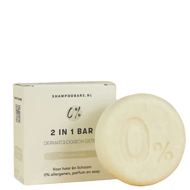 ShampooBars 2-in-1 Bar Haar en Lichaam 0% allergenen - 60g