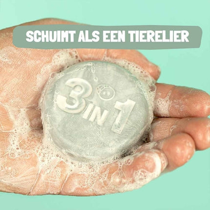 ShampooBars 3-in-1 Bar Mountain Haar, Lichaam en Gezicht - 60g