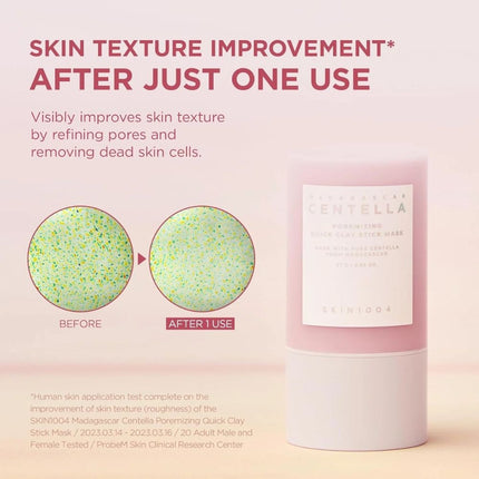 Skin1004 Madagascar Centella Poremizing Quick Clay Stick Mask - 27gr