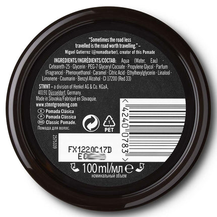 STMNT Grooming Classic Pomade - 100ml