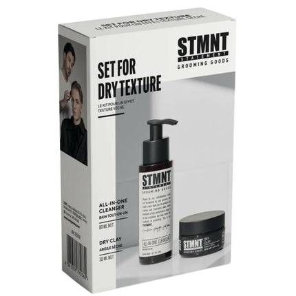 STMNT Grooming Travel Dry Texture Set - 80+30ml