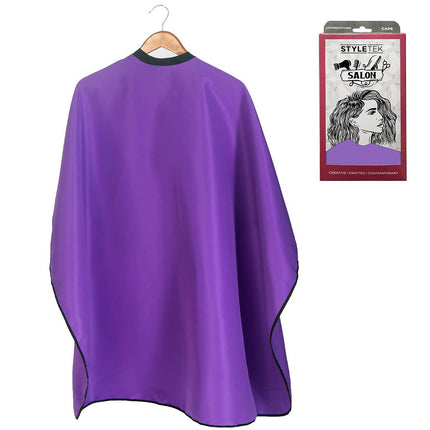 Styletek Kap/Verfmantel Paars met drukknopen - 152x120cm