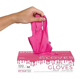 Styletek Vinyl Roze Handschoen Poeder- & Latexvrij - 100st