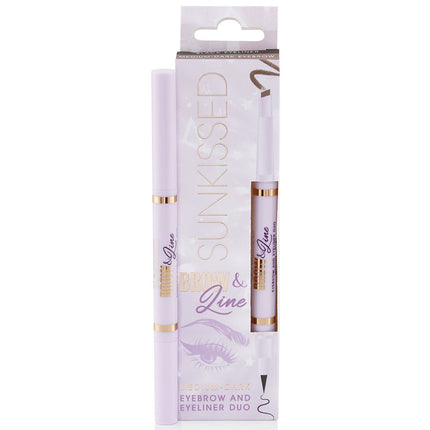 Sunkissed Brow & Line Eyebrow Pencil & Eyeliner Duo - 0.3g
