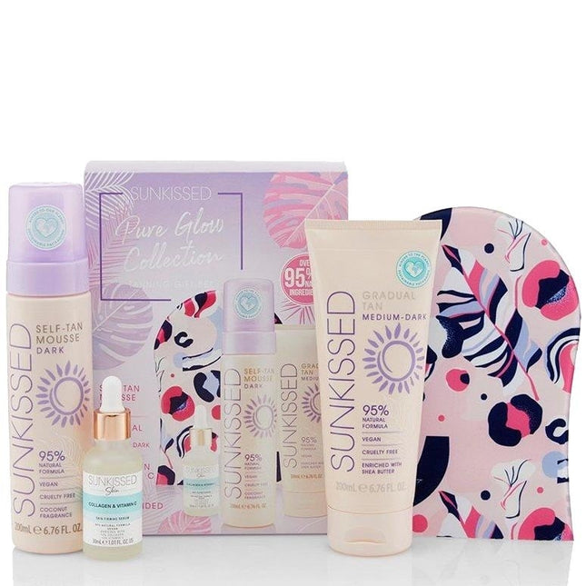 Sunkissed Pure Glow Collection Tanning Gift Set - Dark