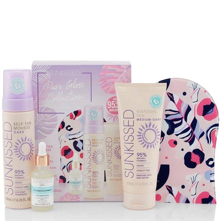Sunkissed Pure Glow Collection Tanning Gift Set - Dark