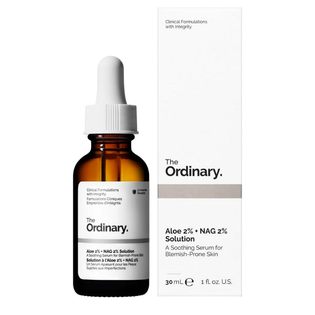 The Ordinary Blemish Control Aloe 2% + NAG 2% Solution Serum - 30ml