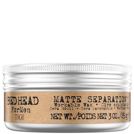 TIGI B-For Men Matte Separation Workable Wax - 85gr