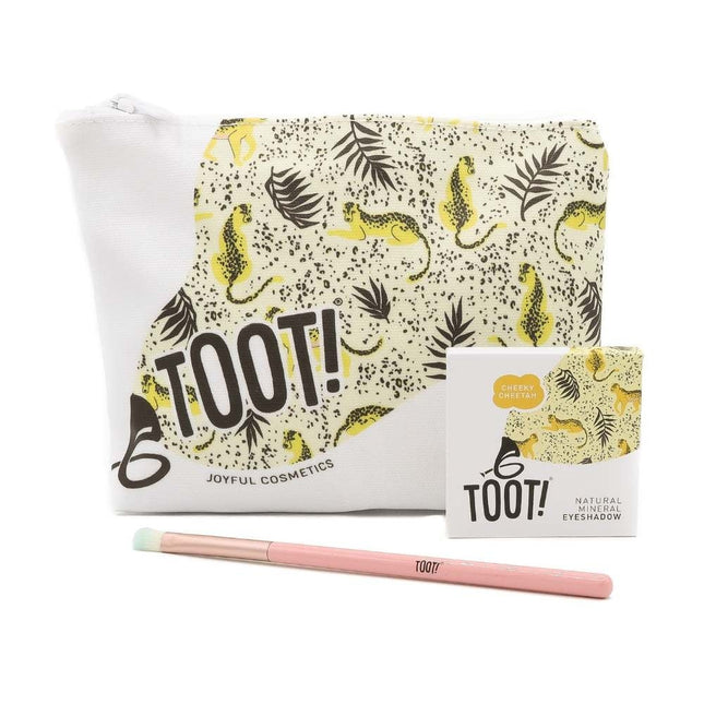TOOT! Cheeky Cheetah Eyeshadow Bag Set