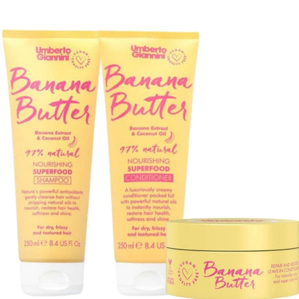 Umberto Giannini Banana Butter Set - 250+250+200ml