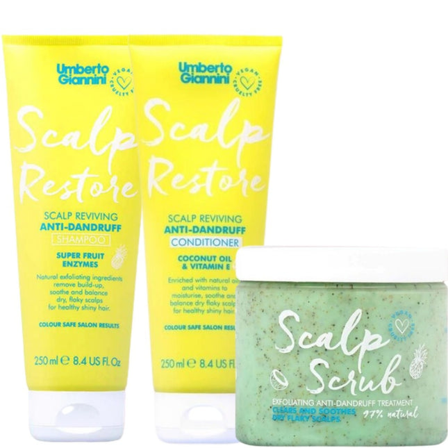 Umberto Giannini Scalp Restore Set - 250+250+200ml