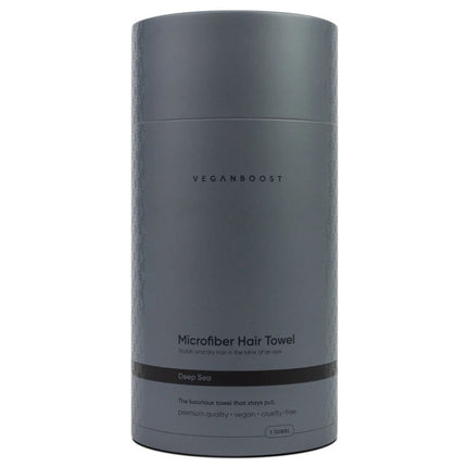 Veganboost Hair Towel Deepsea