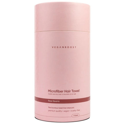 Veganboost Hair Towel Rose Quartz